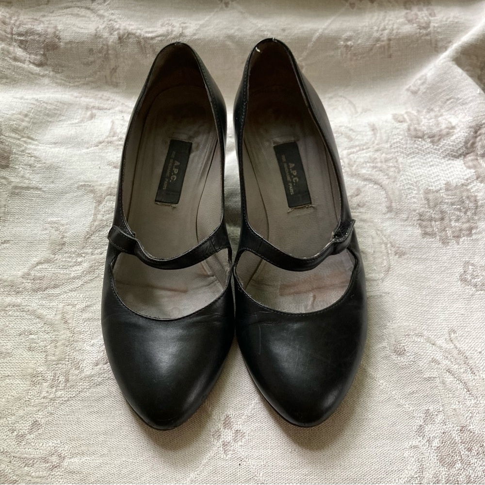 A.P.C. Mary Jane Heels Size 6